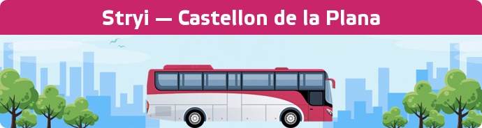 Bus Ticket Stryi — Castellon de la Plana buchen
